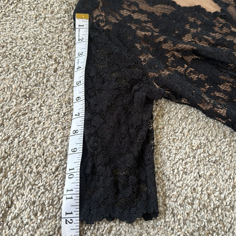NWOT Cabi Black Lace Dress size M fully lined - Picture 13 of 14